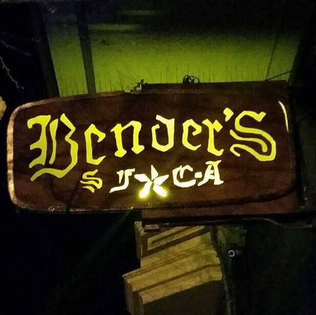 Benders sign